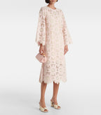 ZIMMERMANN Ottie Scallop Edge Lace Midi Dress