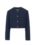 PRADA Single-breasted tricotine jacket