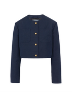 PRADA Single-breasted tricotine jacket