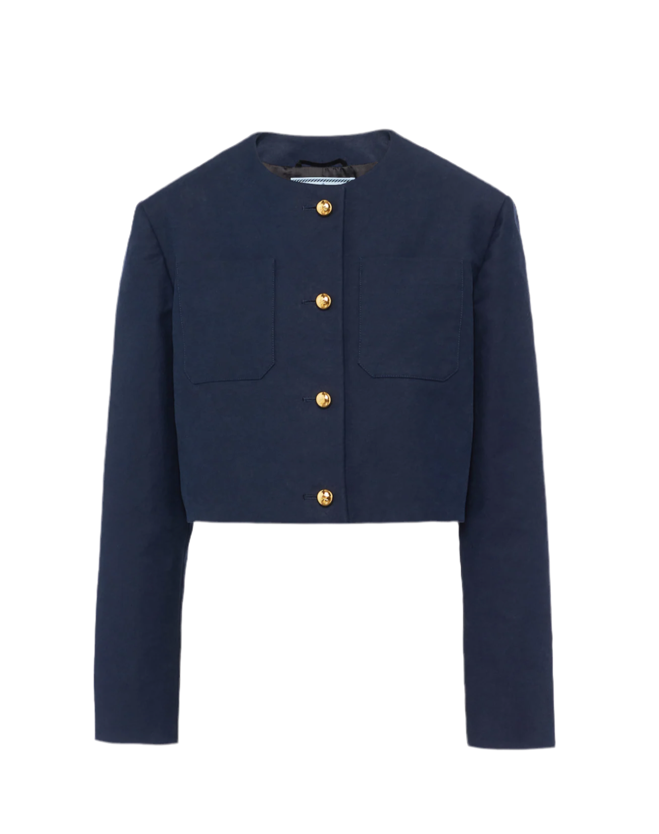 PRADA Single-breasted tricotine jacket