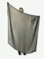 ZADIG & VOLTAIRE Glenn Metallic Monogram Scarf 135