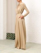ZIMMERMANN Matchmaker Smock Dress in Gold