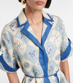 0115 ALÉMAIS

Pia Printed Linen Shirtdress