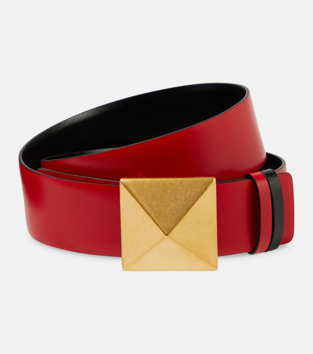 VALENTINO GARAVANI
One Stud reversible leather belt 40MM