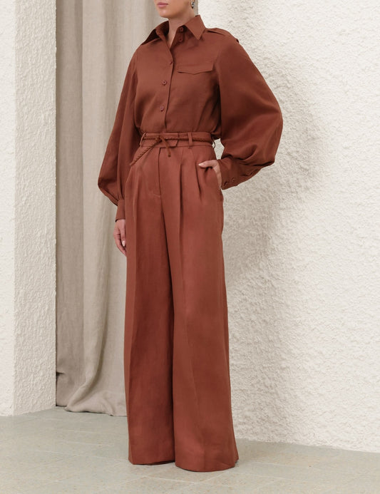 05. ZIMMERMANN 
Illuminate Linen Wide Leg Pant