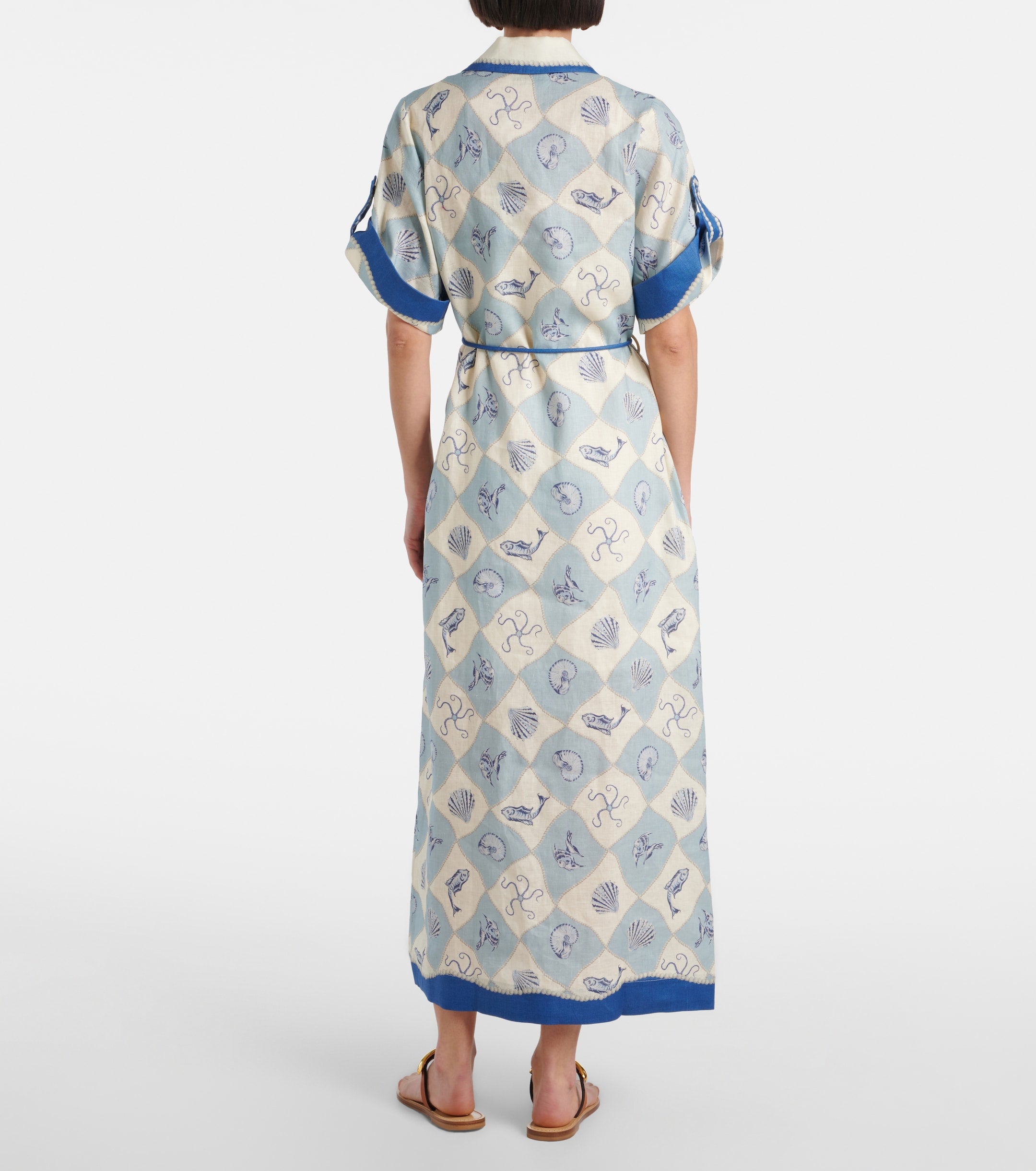 0115 ALÉMAIS

Pia Printed Linen Shirtdress