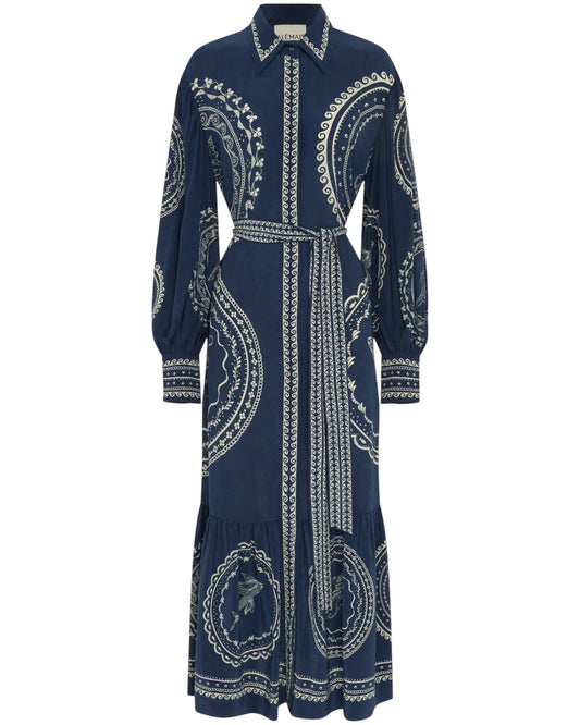 0107 ALÉMAIS

Oceane Silk Shirtdress