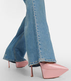 AMINA MUADDI
Angelica satin platform pumps