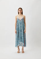 ZADIG & VOLTAIRE Risty Paisley-Print Dress in Denim