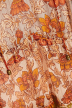 ZIMMERMANN Tiered floral-print georgette maxi dress