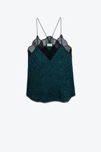 ZADIG & VOLTAIRE Christy Jac Leo Silk Camisole