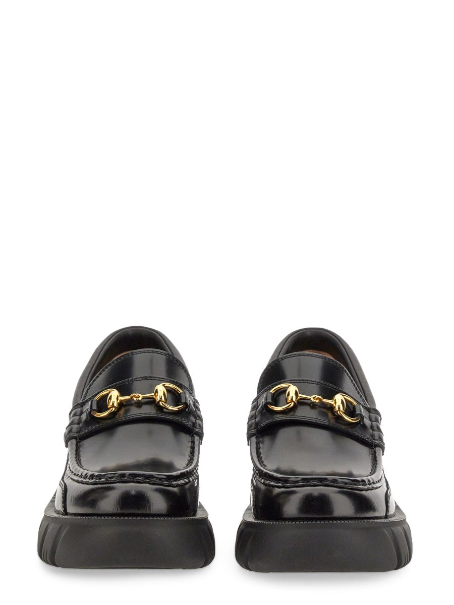 GUCCI Horsebit Leather Loafers