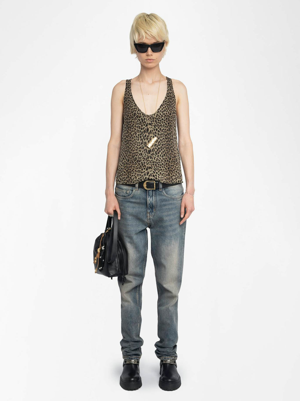 ZADIG & VOLTAIRE
Tarysa Leopard-Print Tank Top – Leaves
