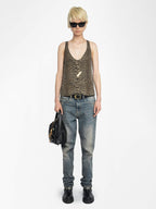ZADIG & VOLTAIRE
Tarysa Leopard-Print Tank Top – Leaves