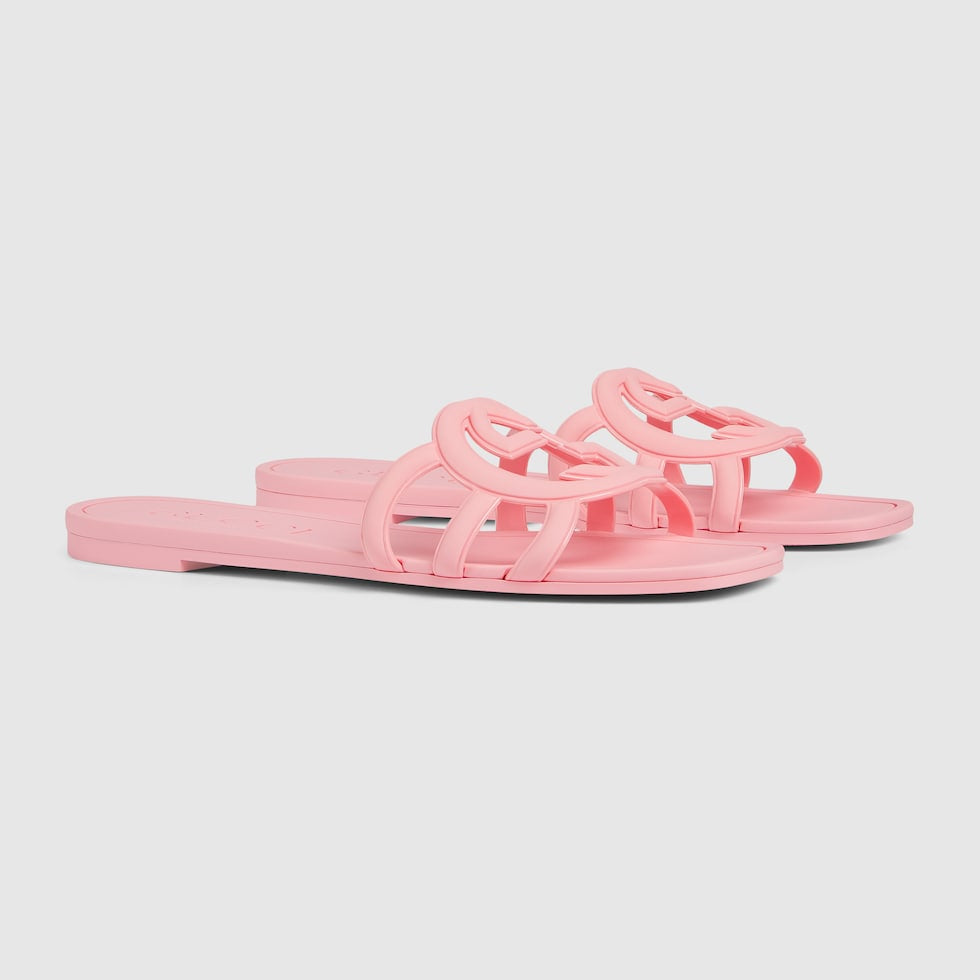 GUCCI WOMEN'S INTERLOCKING G SLIDE SANDAL