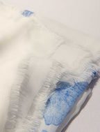 MAJE Watercolour-Effect Shawl 140 x 140