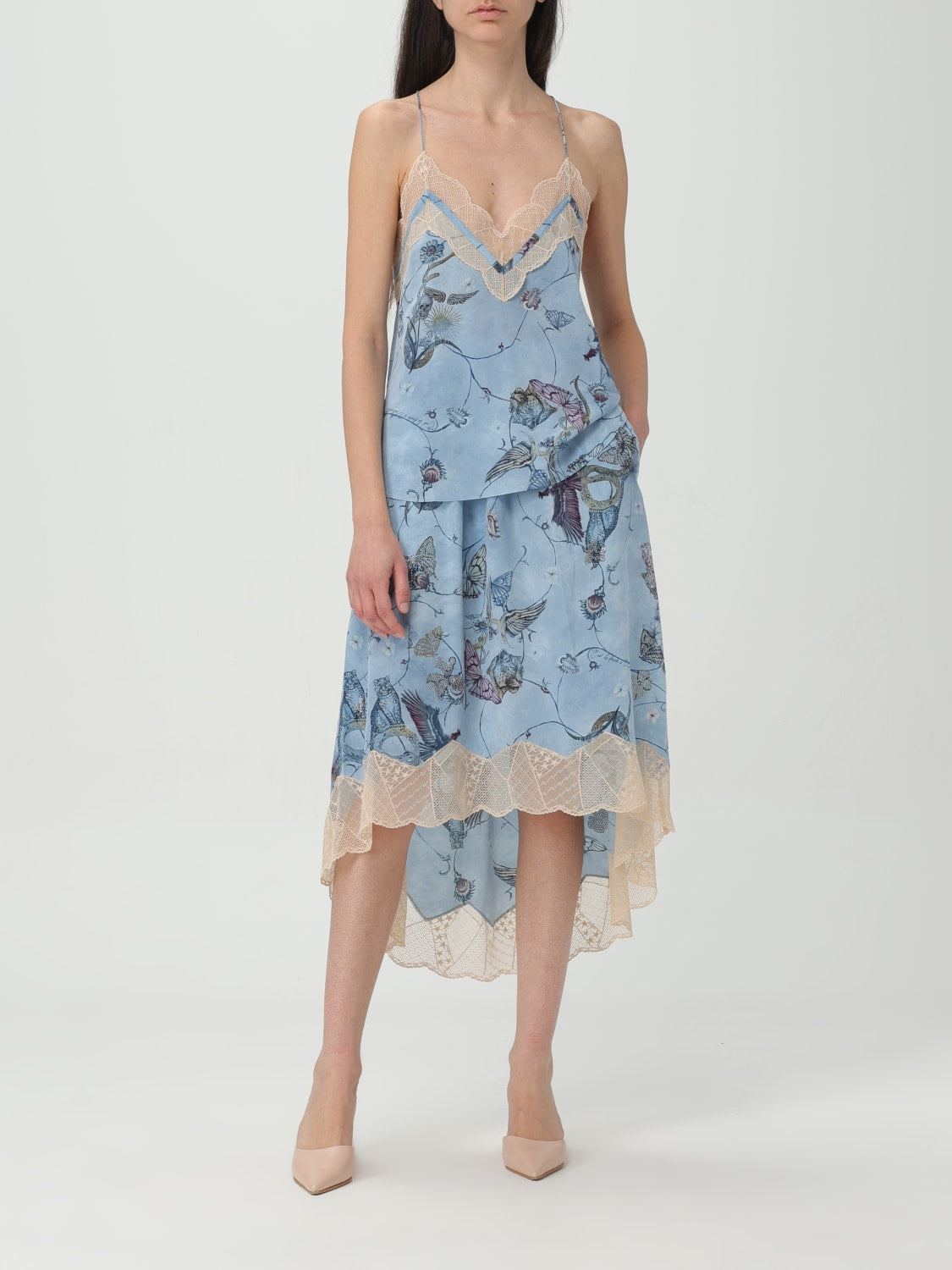 ZADIG & VOLTAIRE
Joslin Diamanté Silk Skirt