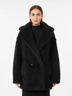 MAX MARA
Olga Teddy Bear Short Coat – Black