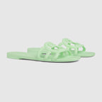 GUCCI WOMEN'S INTERLOCKING G SLIDE SANDAL