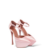 AMINA MUADDI
Angelica satin platform pumps