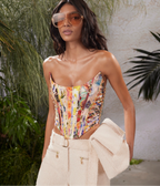 ZIMMERMANN Strapless boned-bodice top