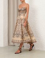 ZIMMERMANN – Luna Twist Midi Dress