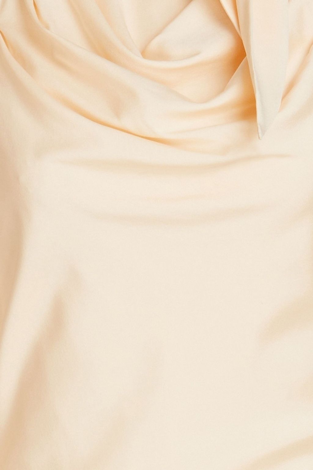 ZIMMERMANN Kaleidoscope draped printed silk-blend top  in Warm Cream