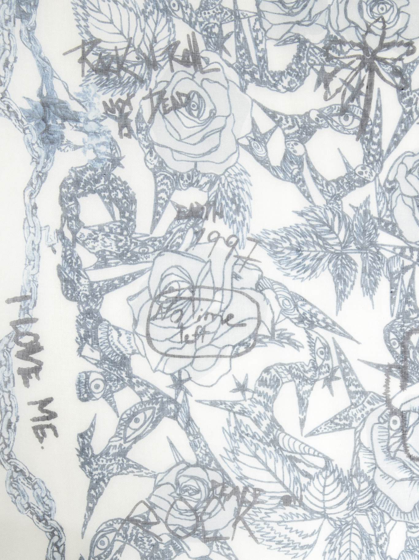 ZADIG & VOLTAIRE Kerry Scarf Roses 135