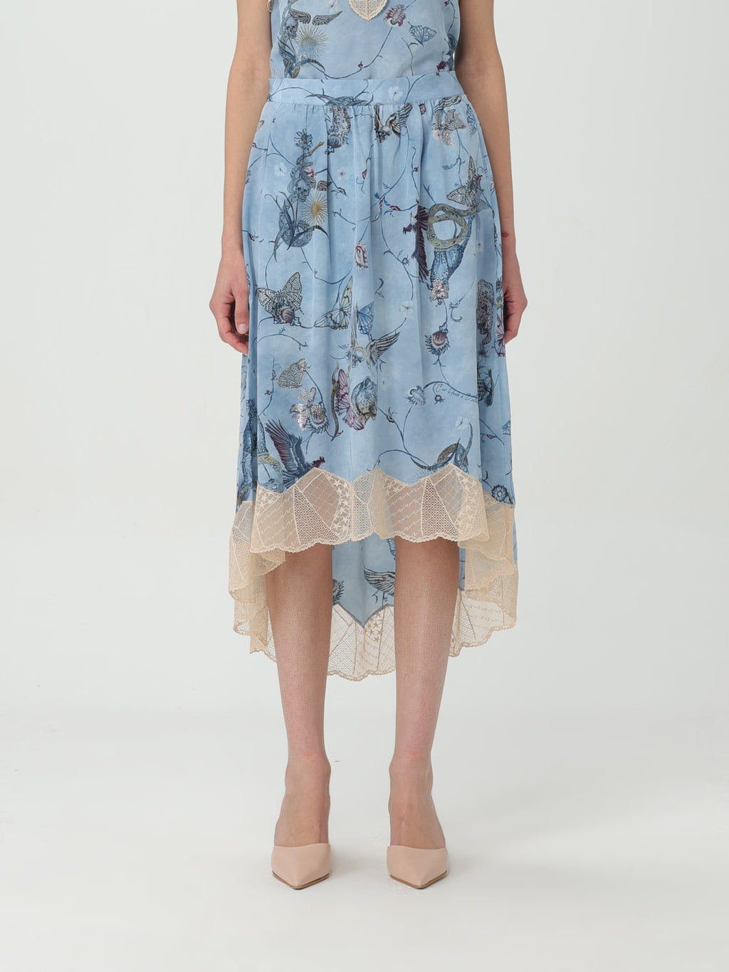 ZADIG & VOLTAIRE
Joslin Diamanté Silk Skirt