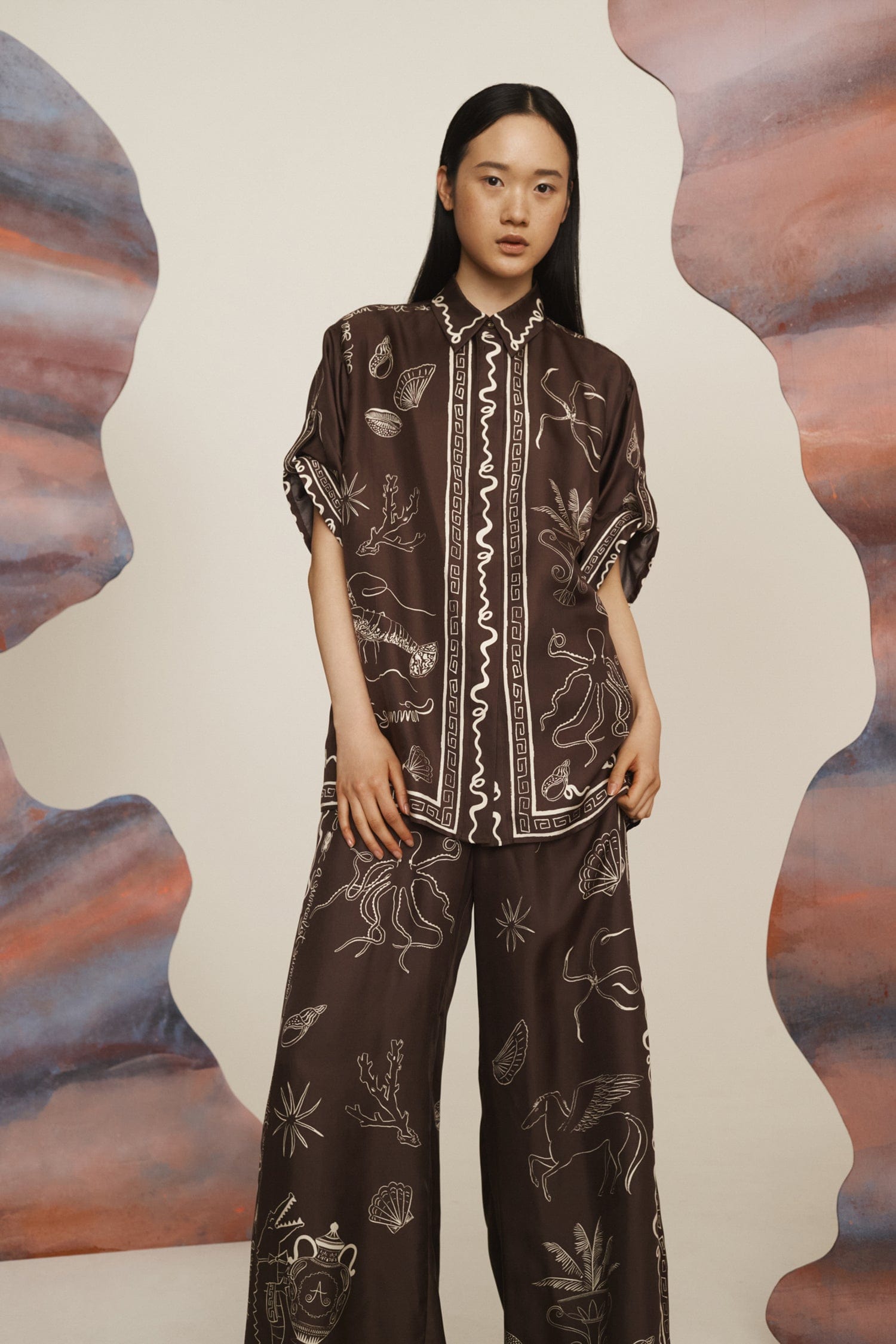 0103 ALÉMAIS

Sammy Silk Shirt & Pant Set
