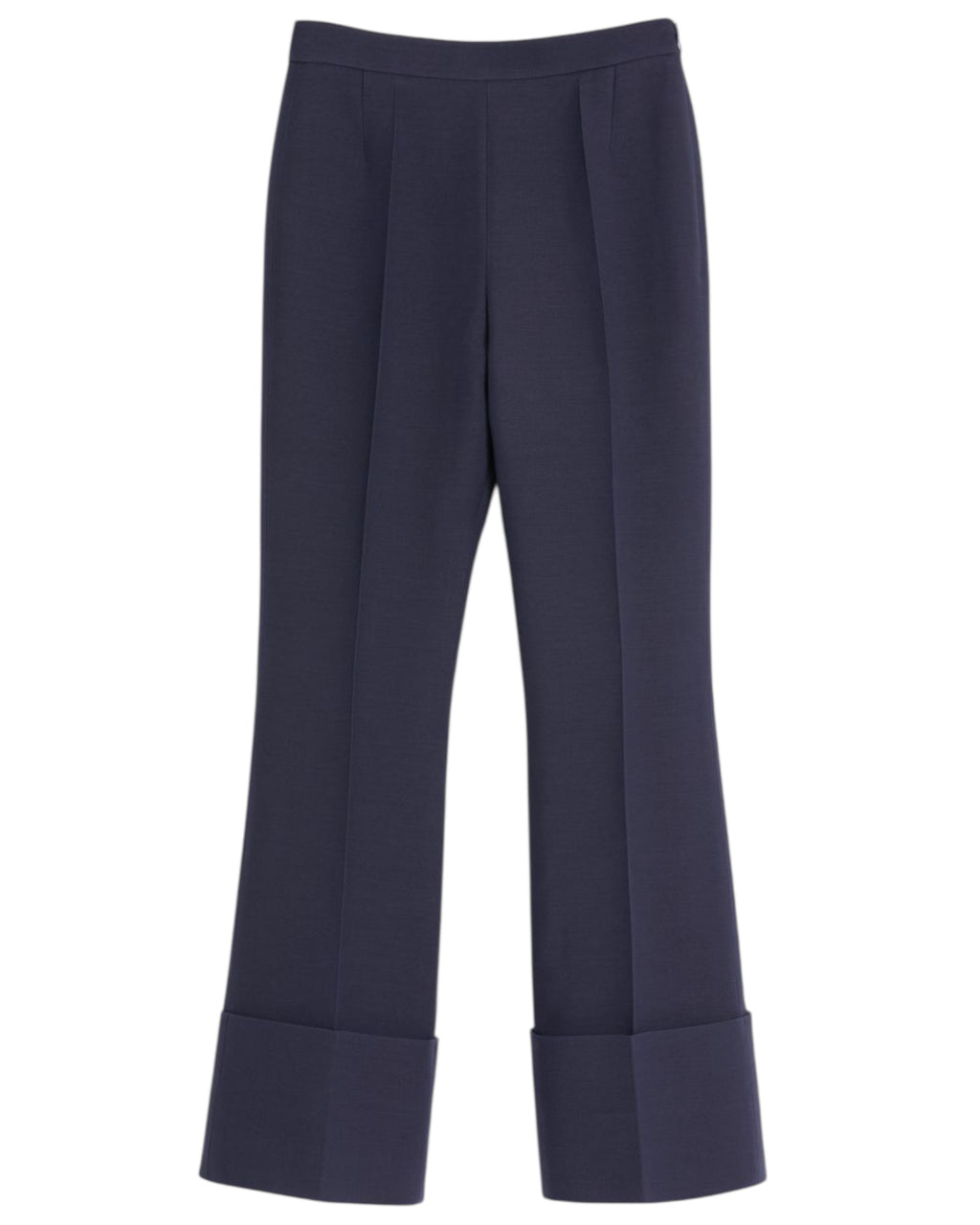 0002 VALENTINO GARAVANI — Crepe Couture Trousers
