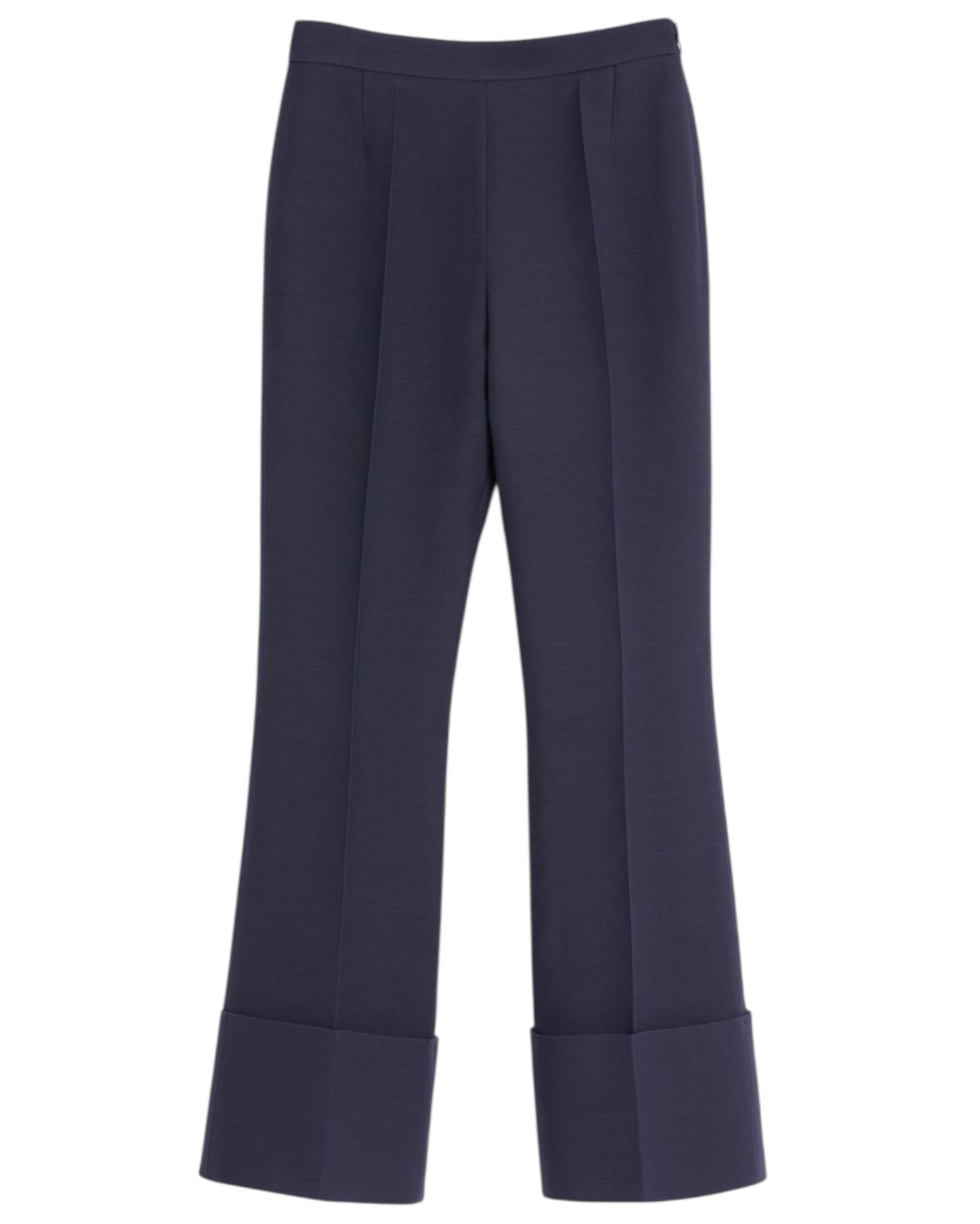 0002 VALENTINO GARAVANI — Crepe Couture Trousers