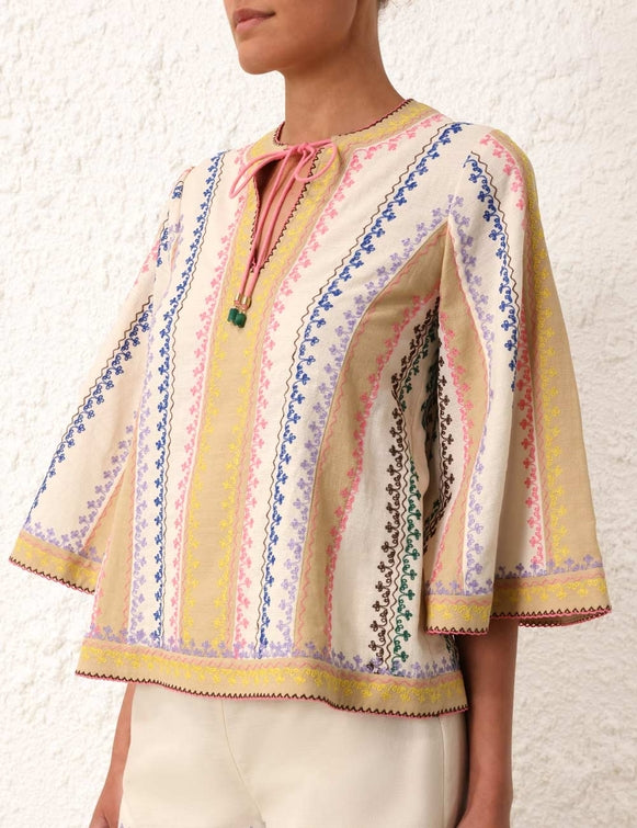 ZIMMERMANN

August Embroidered Shirt