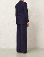 Zimmermann Hypnotic Utility Track Pant — Ink