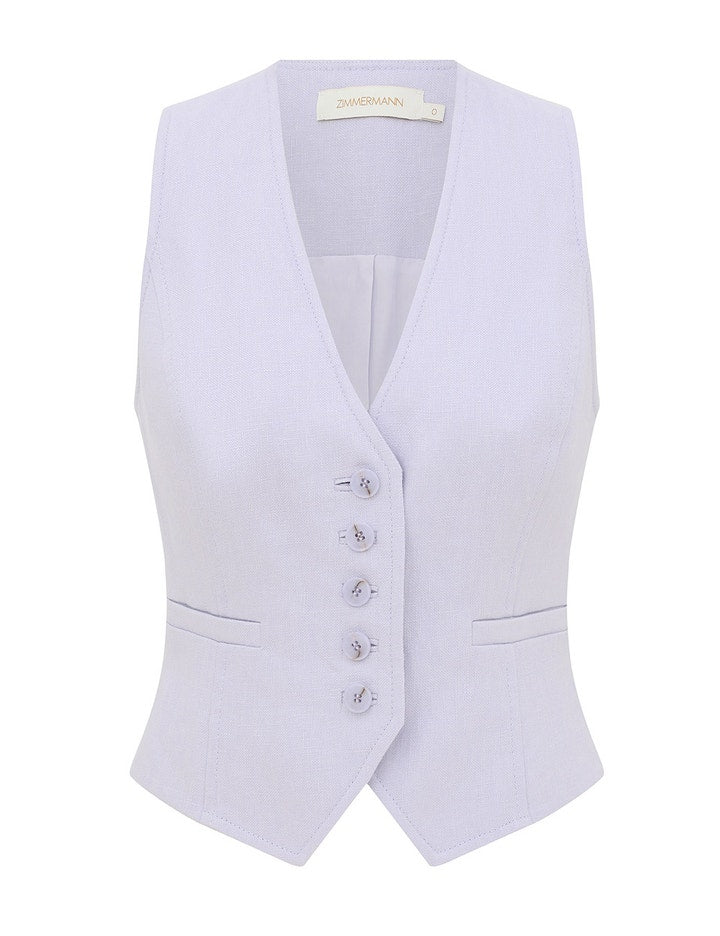 ZIMMERMANN – Luna Linen Waistcoat