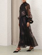 Zimmermann Hypnotic Maxi Skirt — Ghost Floral