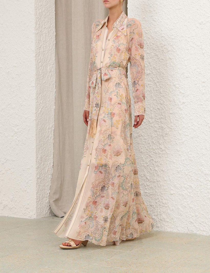 ZIMMERMANN – Rebellion Pussybow Shirt Dress