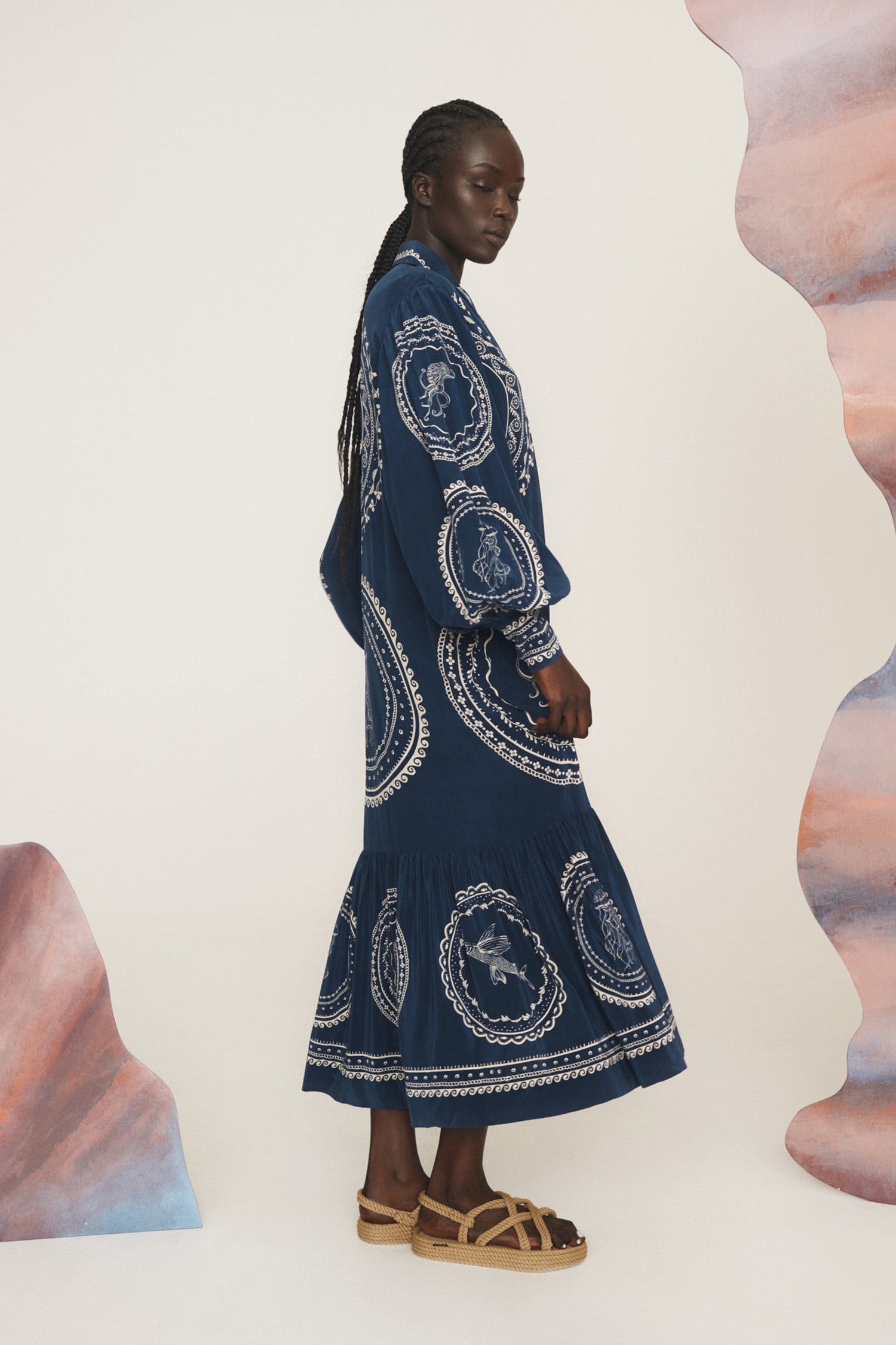 0107 ALÉMAIS

Oceane Silk Shirtdress