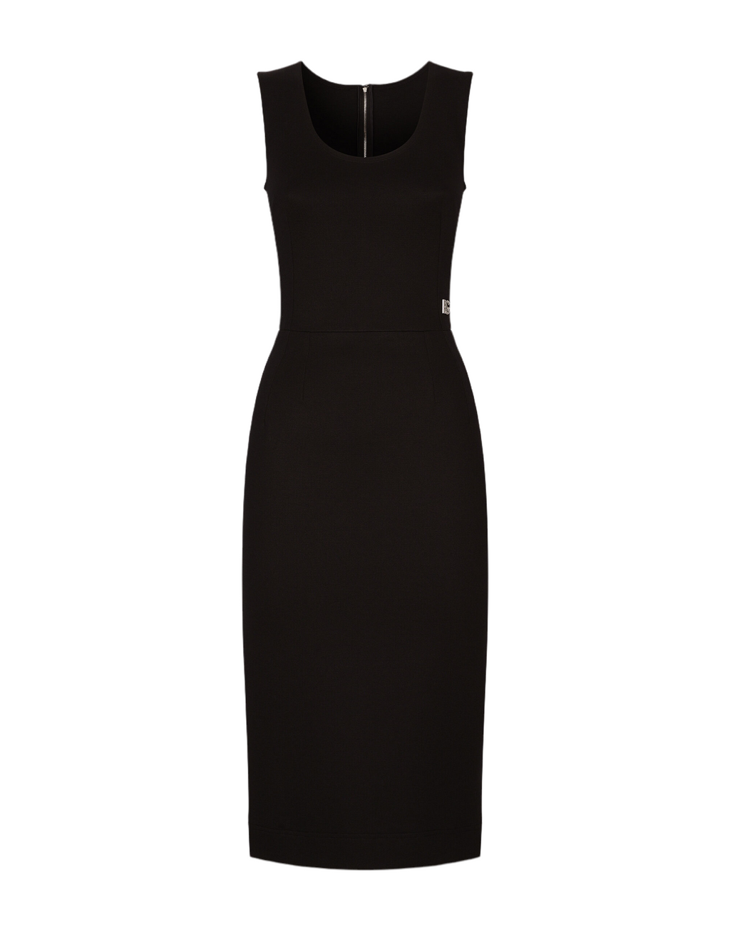 DOLCE & GABBANA Sleeveless Milano rib midi dress