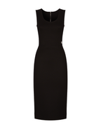 DOLCE & GABBANA Sleeveless Milano rib midi dress