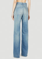 SAINT LAURENT 70'S JEANS IN BLUE VINTAGE DENIM
AUTHENTIC MEDIUM BLUE