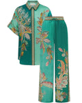 0112 ALÉMAIS

Franca Silk Shirt & Pant Set