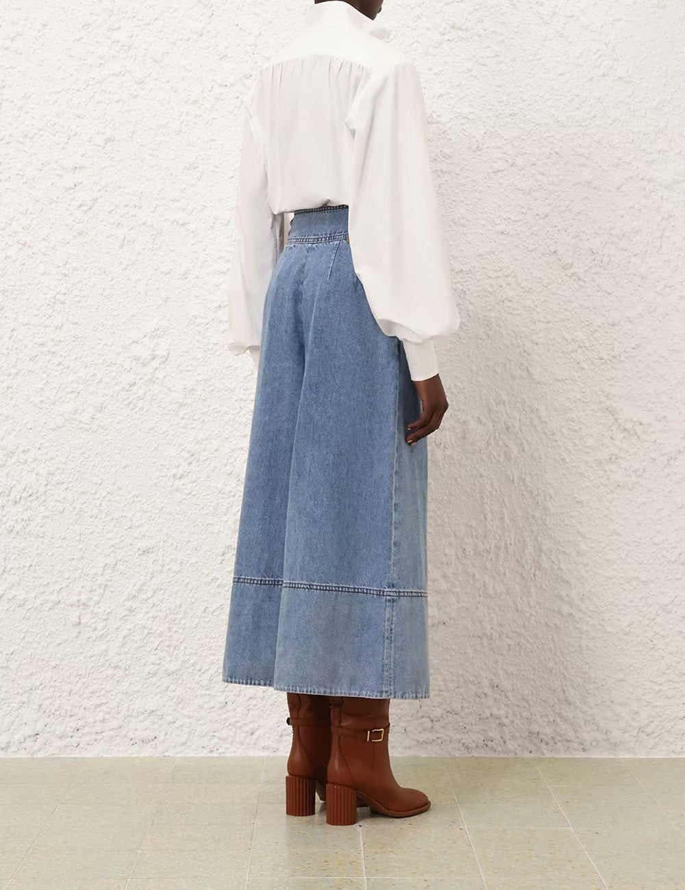 ZIMMERMANN
Utility Billow Blouse – Ivory