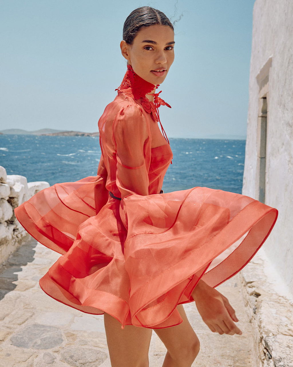 ZIMMERMANN – Rebellion Lantern Mini Dress