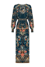 Camilla V Neck Waisted Jersey Dress