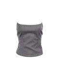 MAGDA BUTRYM
Pinstripe wool bustier