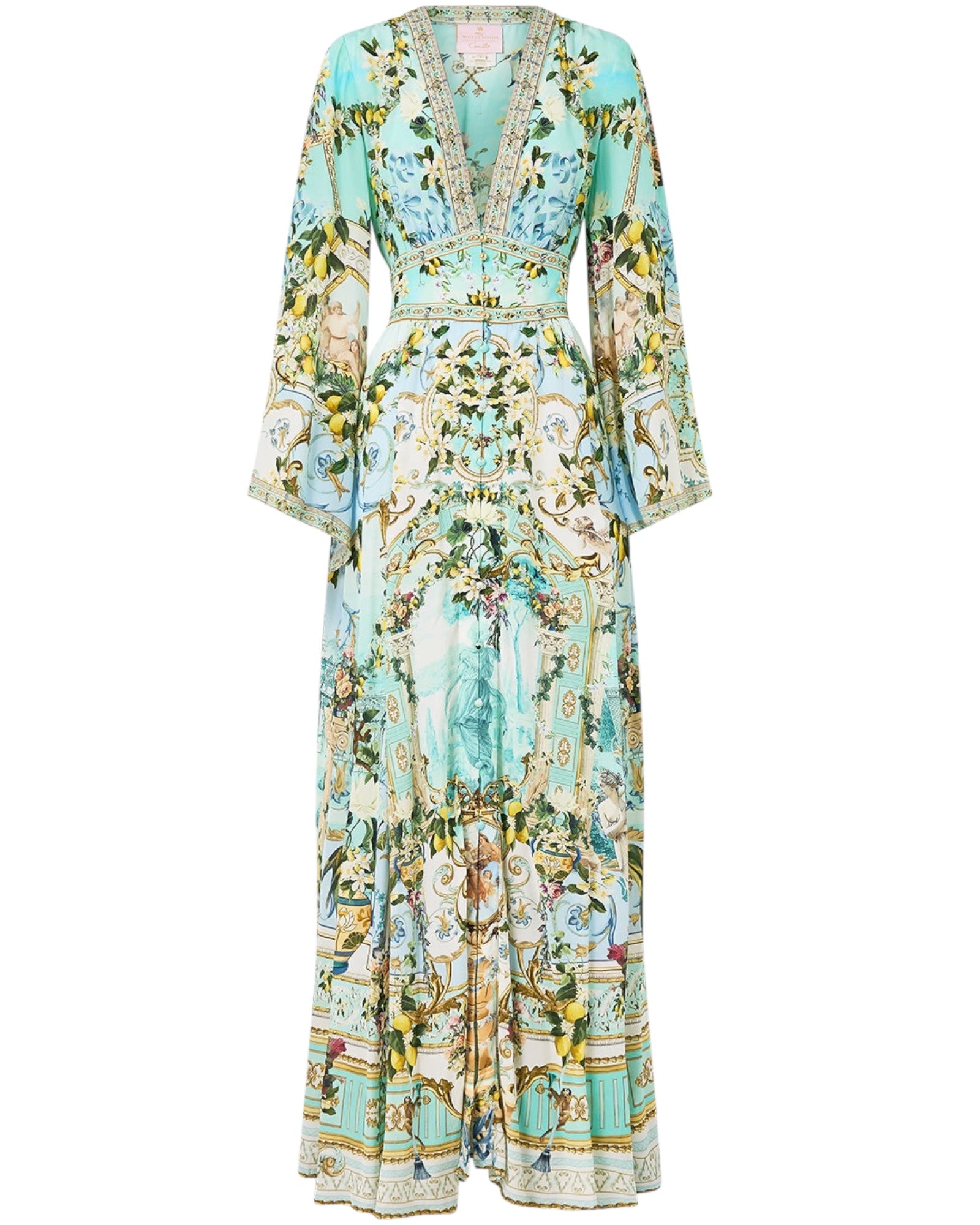 CAMILLA + The White Lotus Crystal Maxi Dress