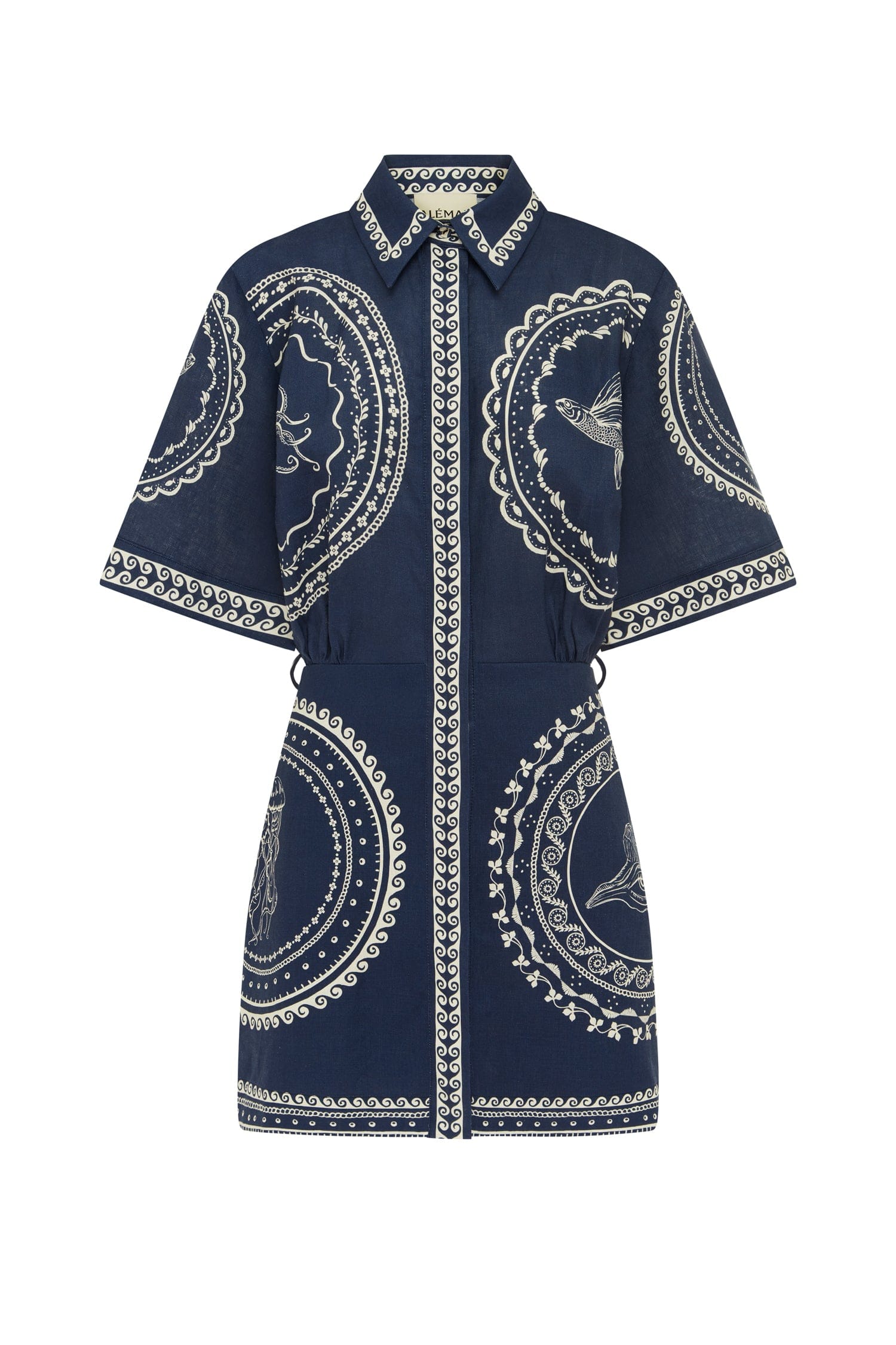 0105 ALÉMAIS

Oceane Linen Mini Dress