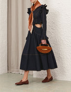 ZIMMERMANN
Hypnotic Denim Midi Dress – Night Sky