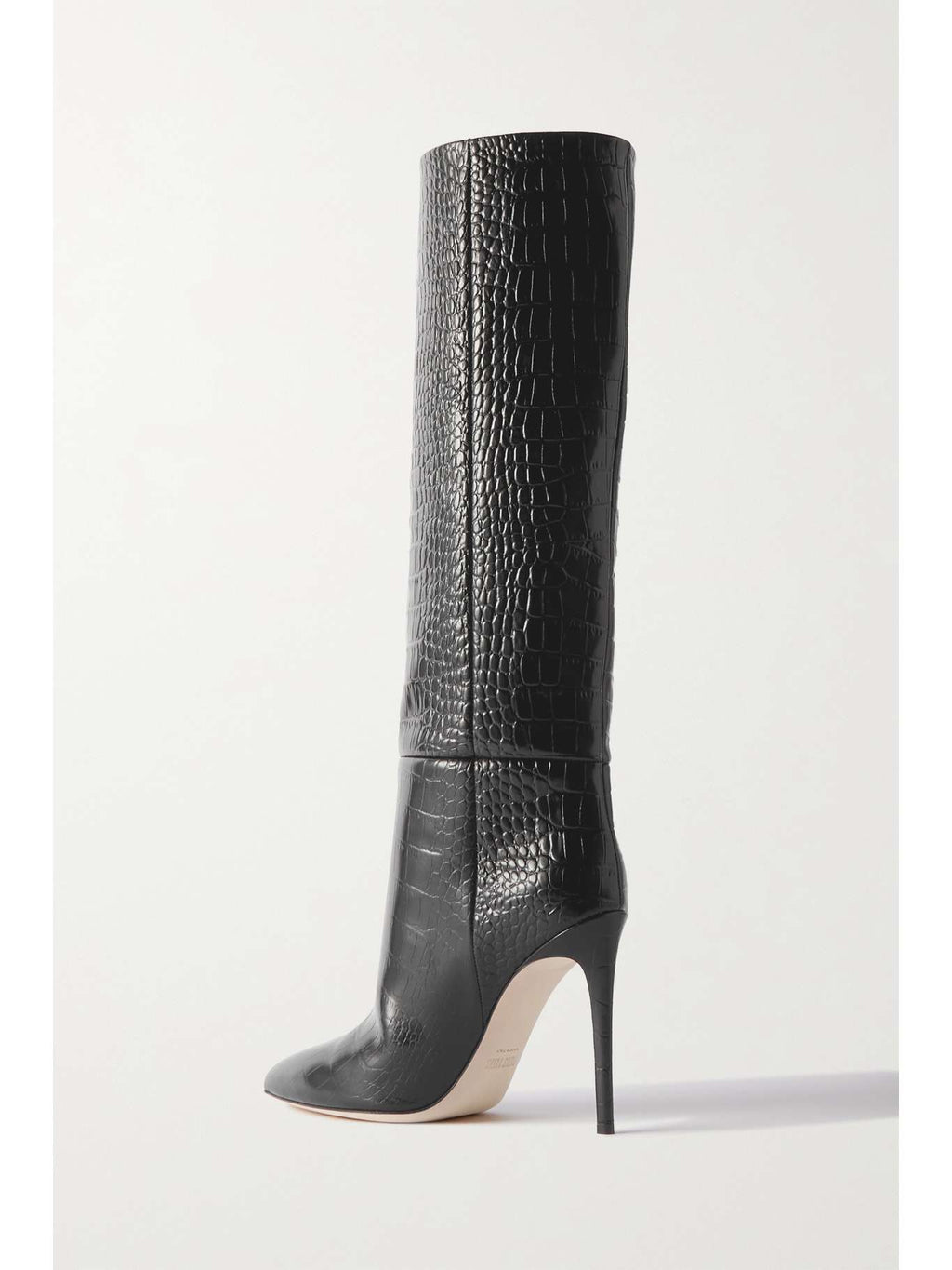 PARIS TEXAS
Croc-effect leather knee boots